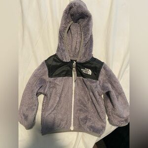 North Face Baby Fleece Zip up Jacket with Hood ! 6-12 months. Unisex